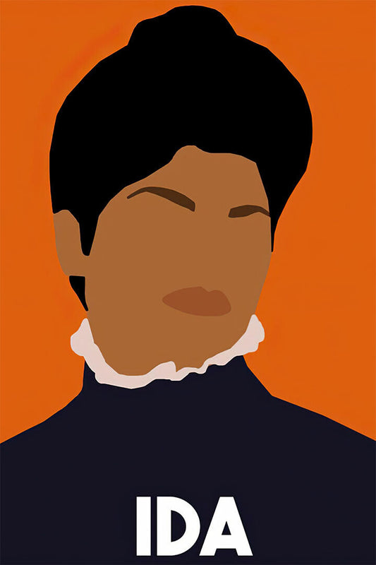 Ida B Wells Portrait Feminist Icon Poster Wall Art Print Home Wall Decor - xonomax