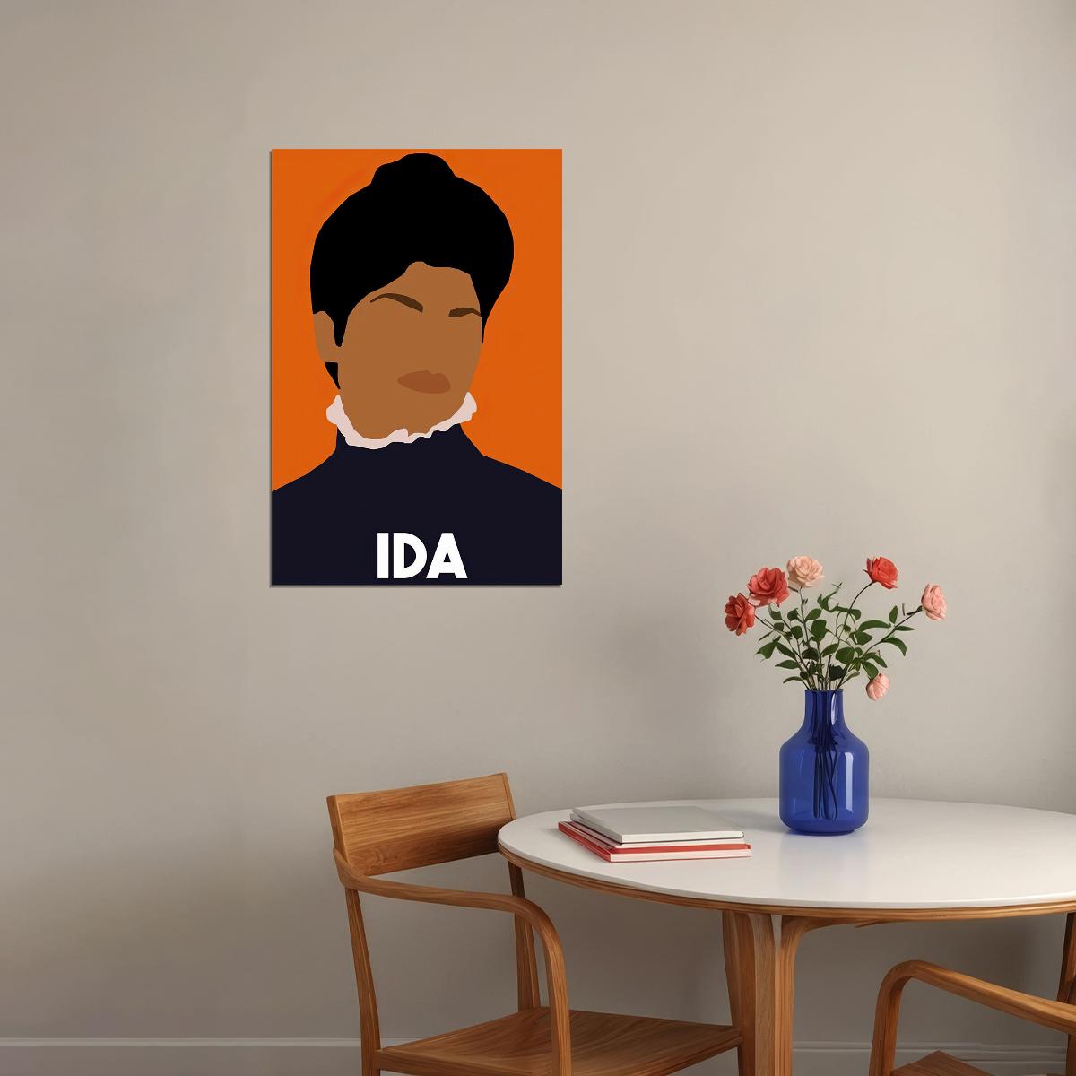 Ida B Wells Portrait Feminist Icon Poster Wall Art Print Home Wall Decor - xonomax