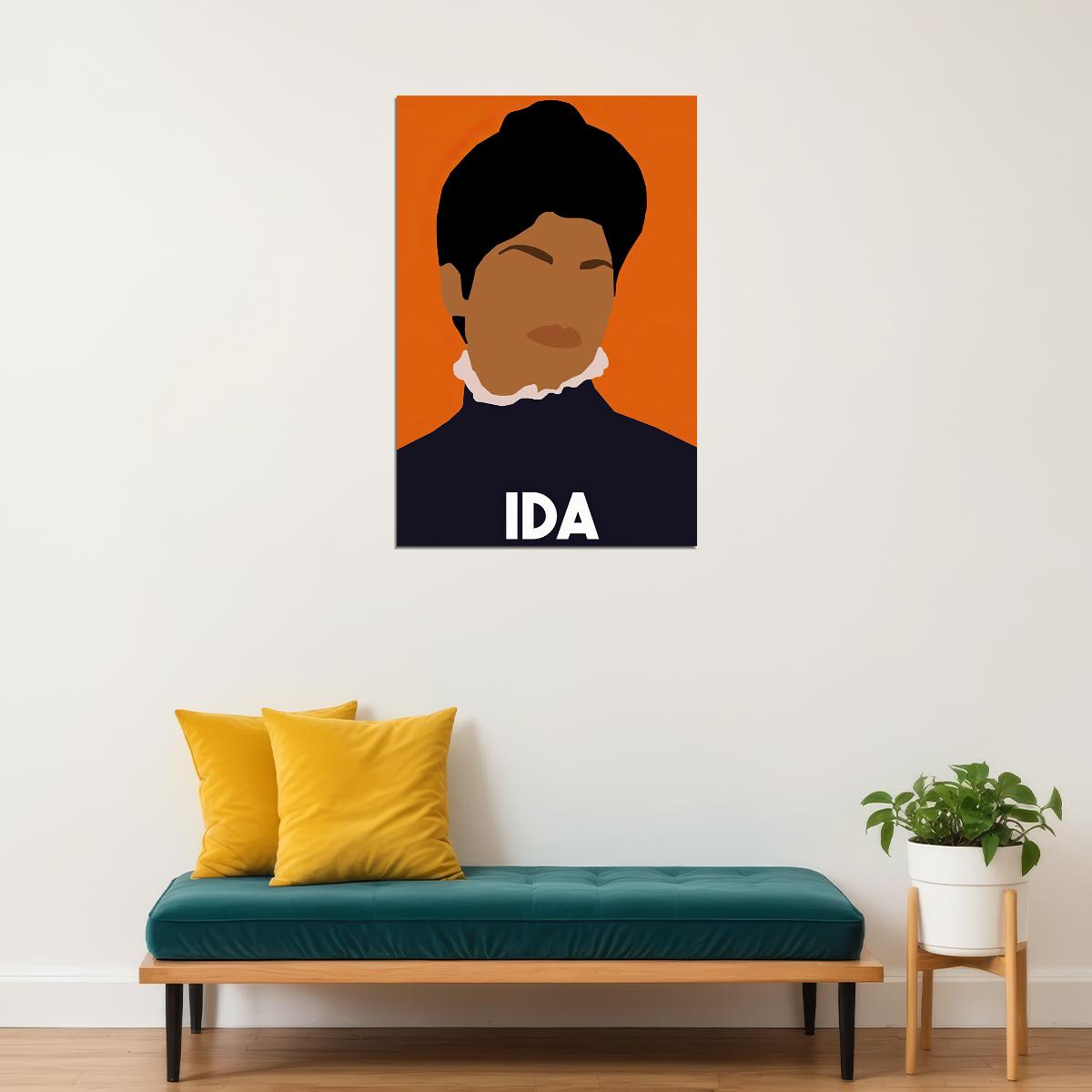 Ida B Wells Portrait Feminist Icon Poster Wall Art Print Home Wall Decor - xonomax