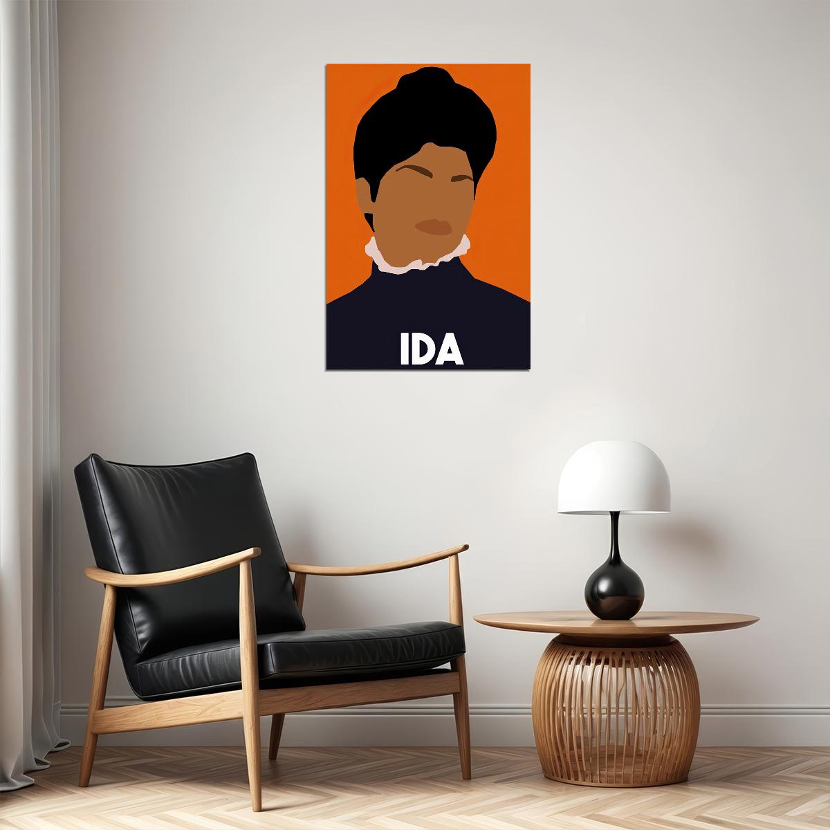 Ida B Wells Portrait Feminist Icon Poster Wall Art Print Home Wall Decor - xonomax