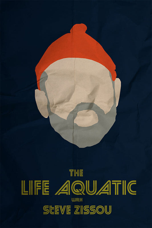 The Life Aquatic With The Steve Zissou Comedy Poster Wall Art Print Home Wall Decor - xonomax