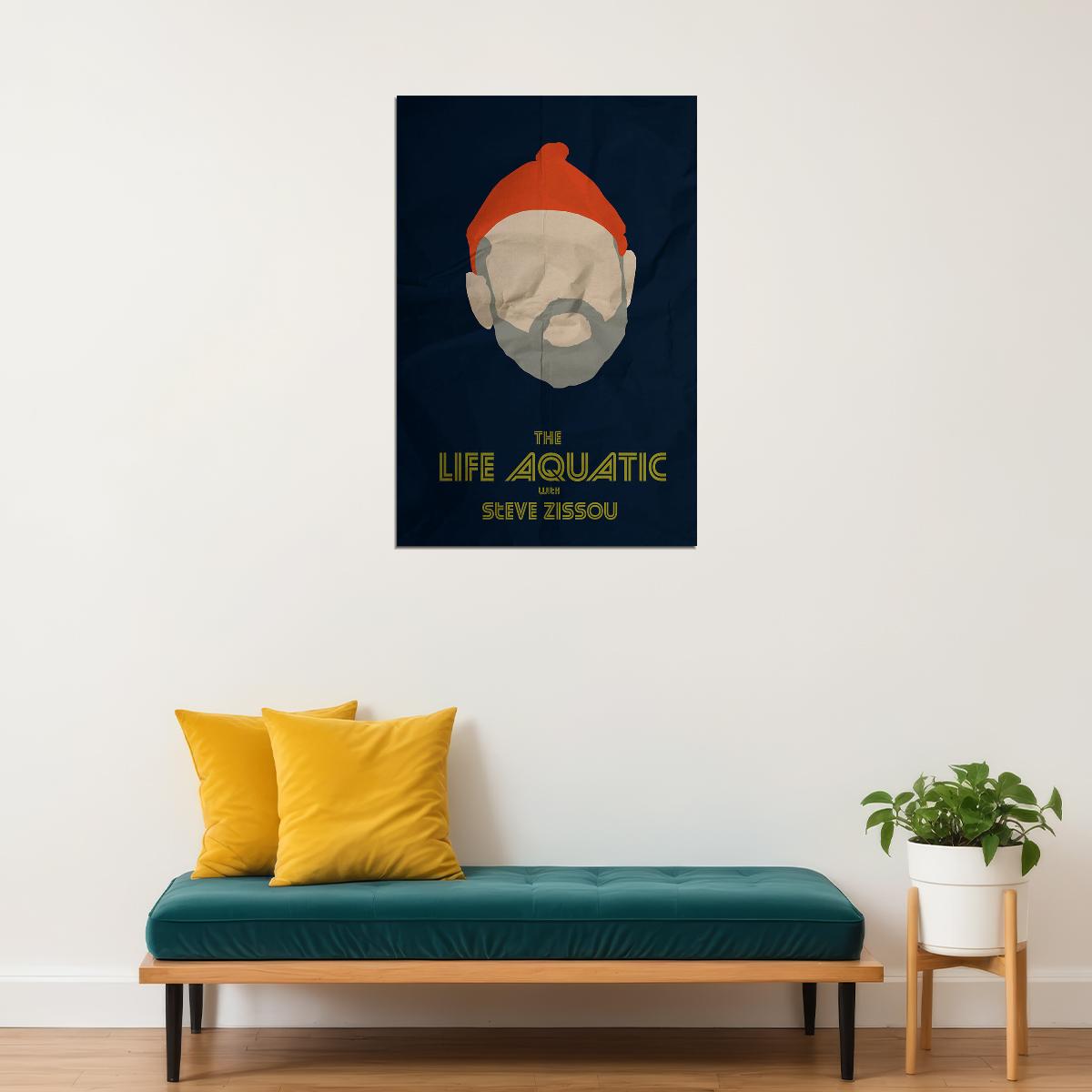 The Life Aquatic With The Steve Zissou Comedy Poster Wall Art Print Home Wall Decor - xonomax