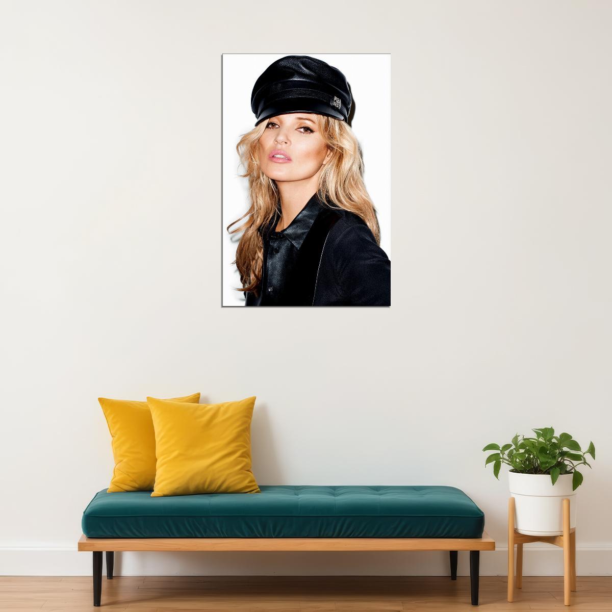 Kate Moss Fashion Style Icon Beautiful Artist Poster Wall Art Print Home Wall Decor - xonomax
