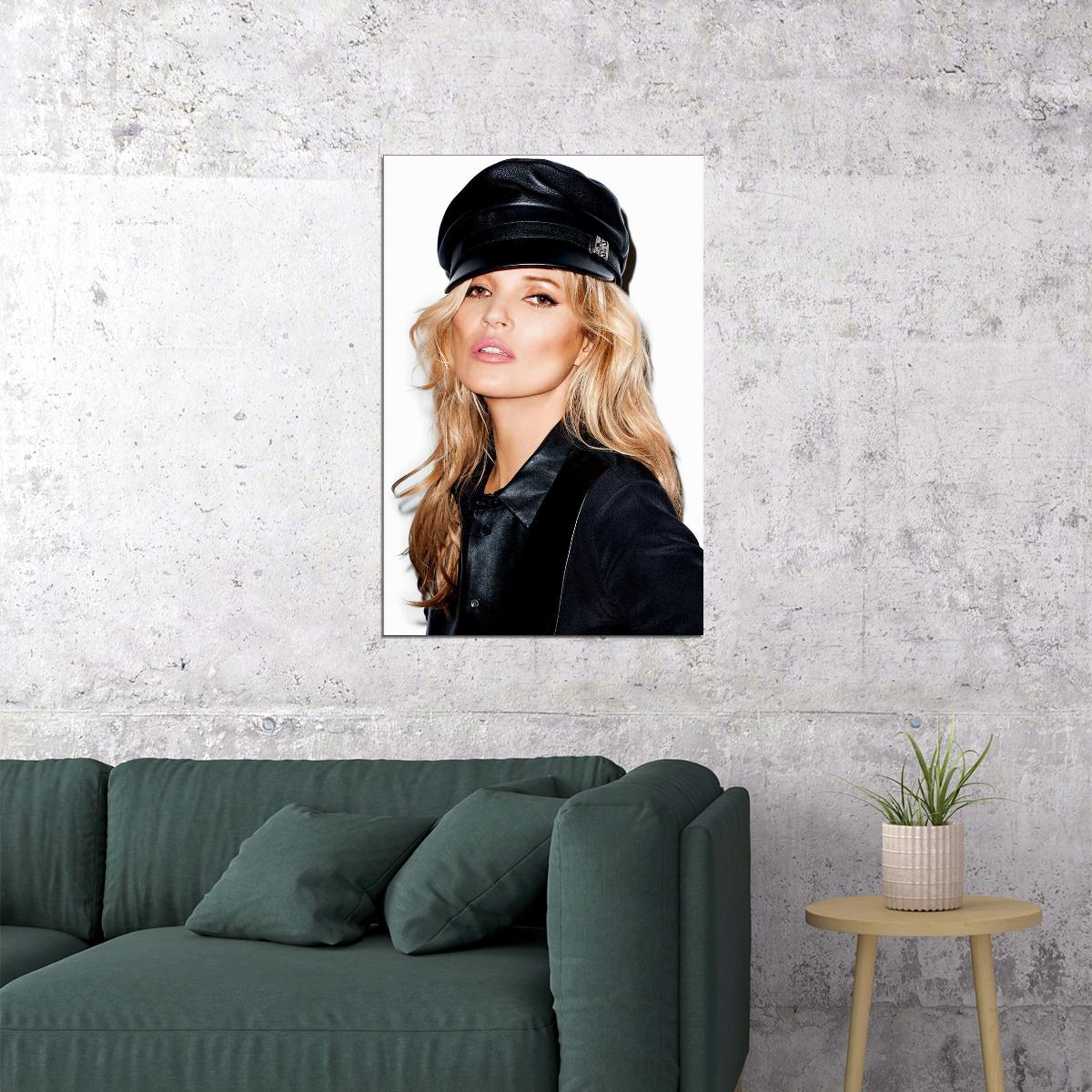 Kate Moss Fashion Style Icon Beautiful Artist Poster Wall Art Print Home Wall Decor - xonomax