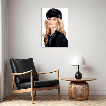 Kate Moss Fashion Style Icon Beautiful Artist Poster Wall Art Print Home Wall Decor - xonomax