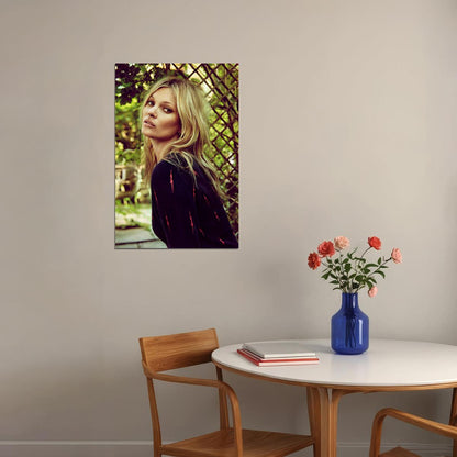 Kate Moss Fashion Model Artist Icon Poster Wall Art Print Home Wall Decor - xonomax