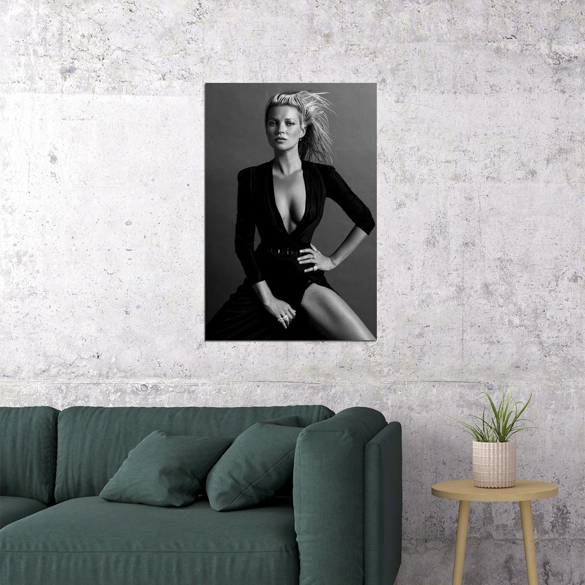 Kate Moss Artist Icon Fashion Model Poster Wall Art Print Home Wall Decor - xonomax