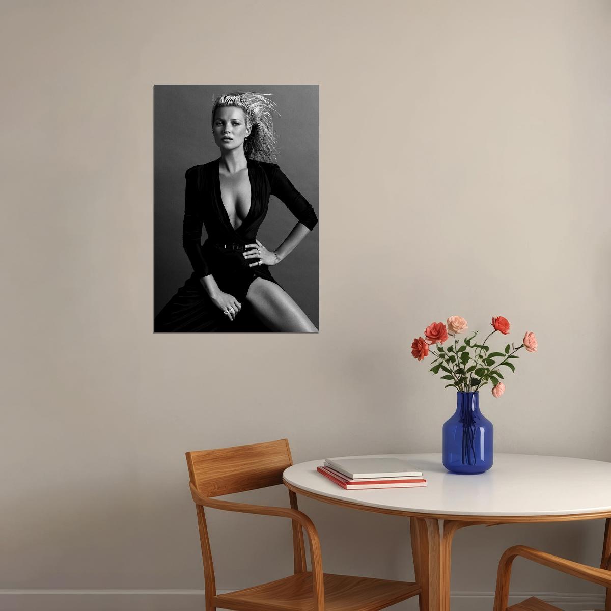 Kate Moss Artist Icon Fashion Model Poster Wall Art Print Home Wall Decor - xonomax