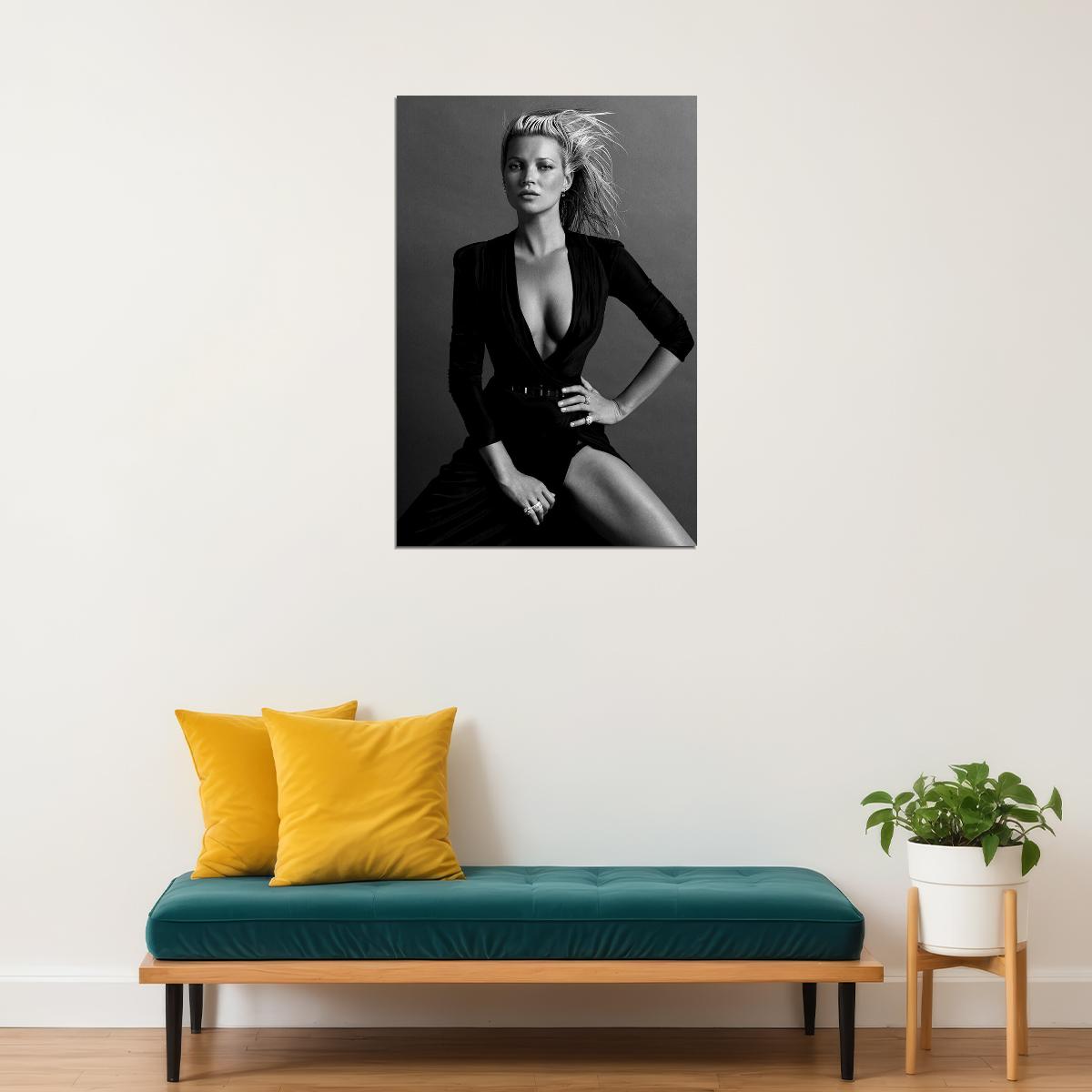 Kate Moss Artist Icon Fashion Model Poster Wall Art Print Home Wall Decor - xonomax