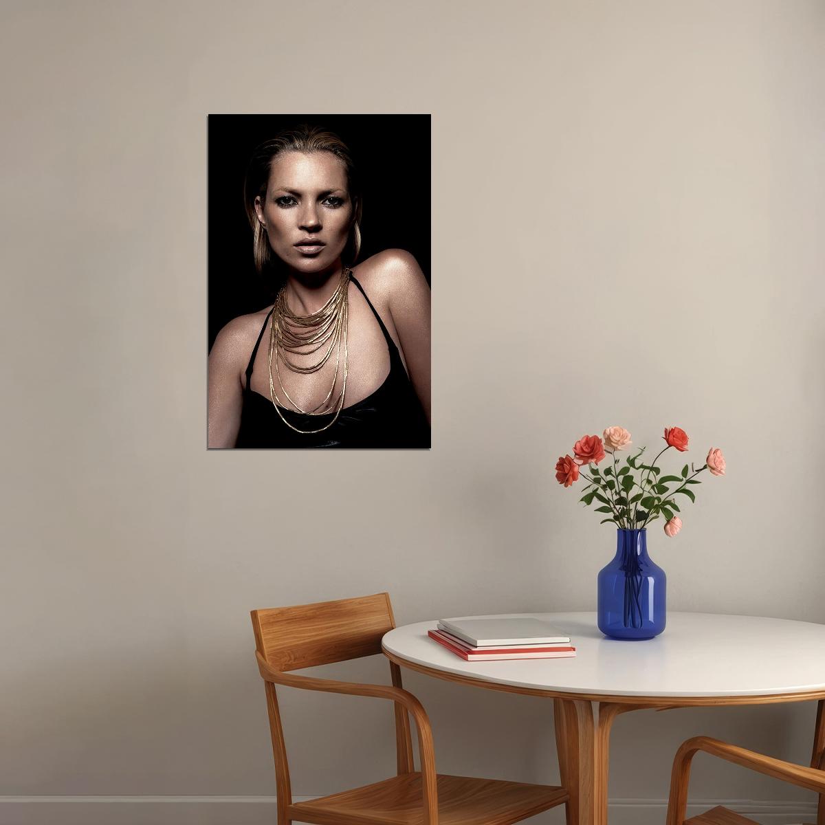 Kate Moss Fashion Beautiful Artist Poster Wall Art Print Home Wall Decor - xonomax