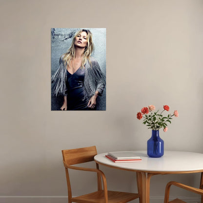 Kate Moss Model Artist Fashion Icon Poster Wall Art Print Home Wall Decor - xonomax