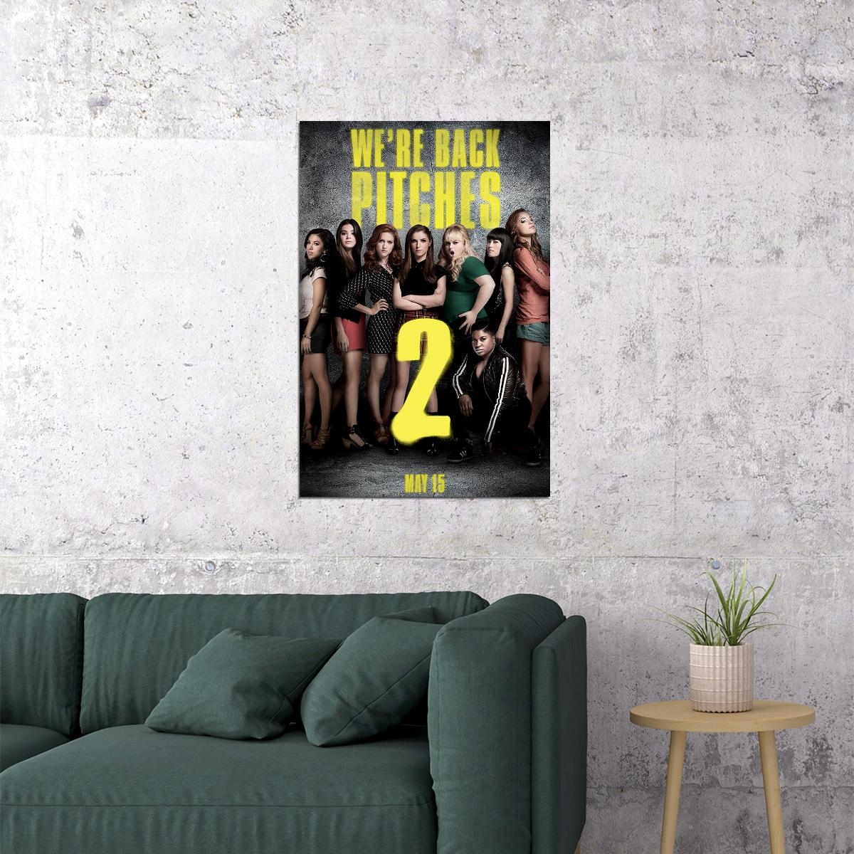 Pitch Perfect 2 Movie Poster Wall Art Print Home Wall Decor - xonomax