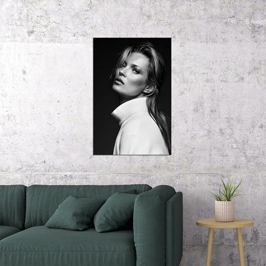 Kate Moss Fashion Model Artist Icon Poster Wall Art Print Home Wall Decor - xonomax