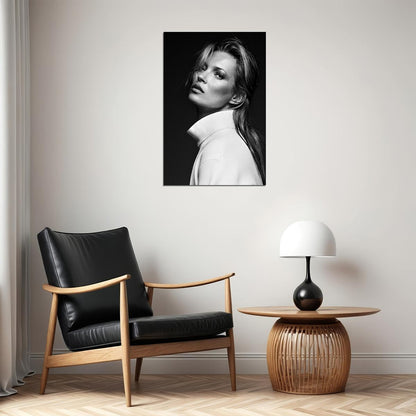 Kate Moss Fashion Model Artist Icon Poster Wall Art Print Home Wall Decor - xonomax