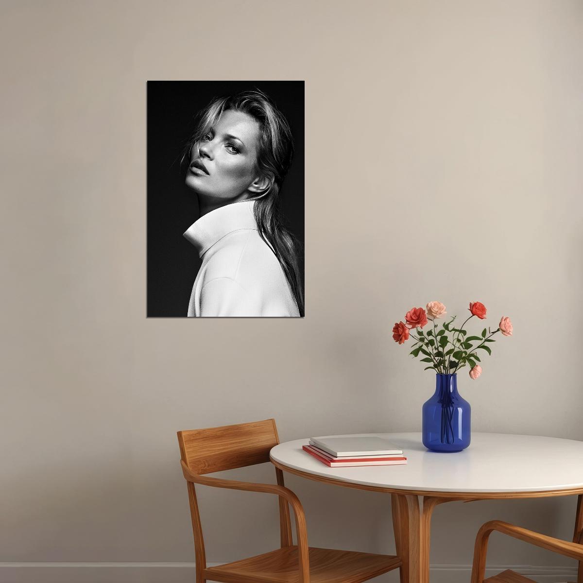 Kate Moss Fashion Model Artist Icon Poster Wall Art Print Home Wall Decor - xonomax
