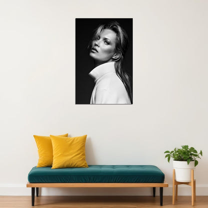 Kate Moss Fashion Model Artist Icon Poster Wall Art Print Home Wall Decor - xonomax