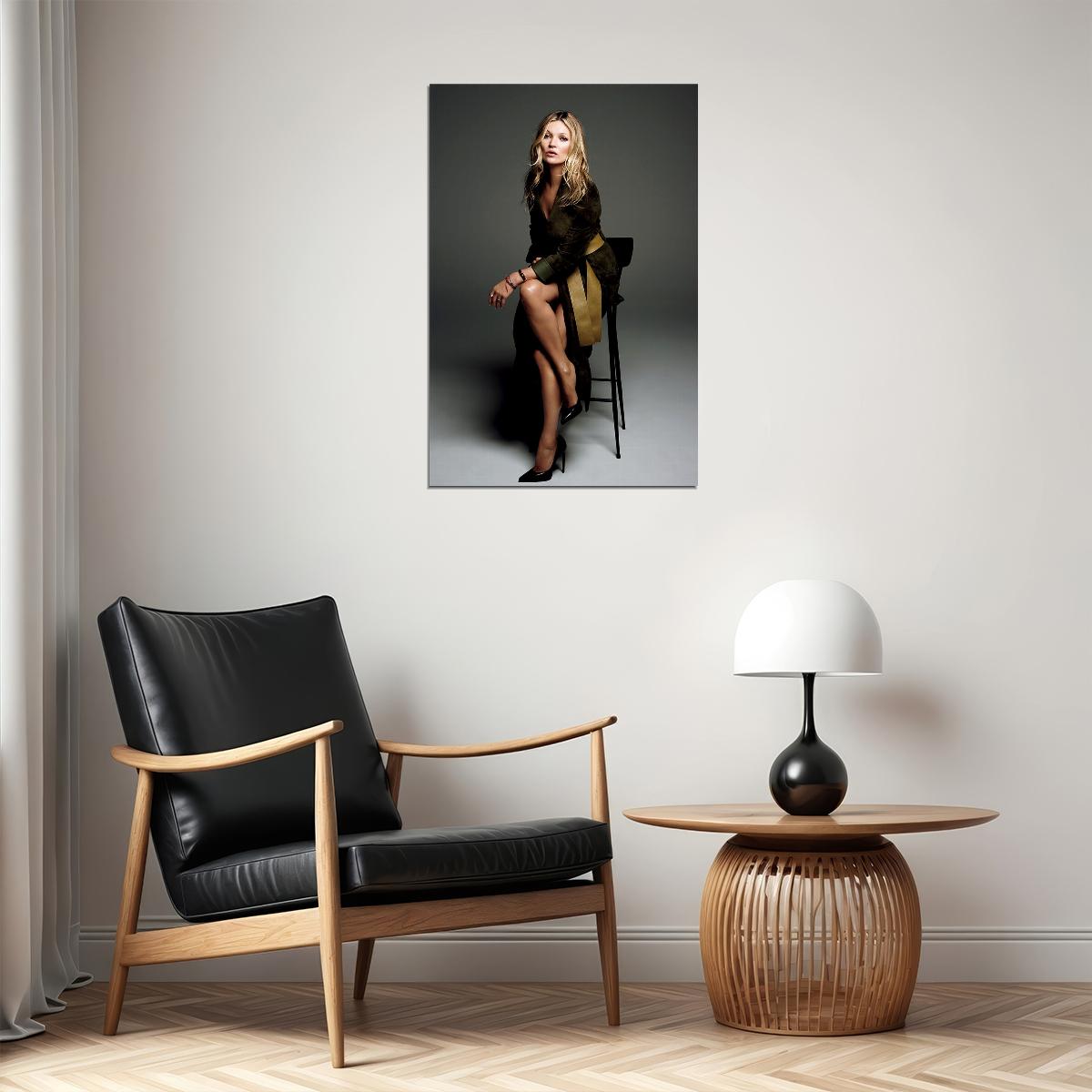 Kate Moss Artist Icon Fashion Model Poster Wall Art Print Home Wall Decor - xonomax