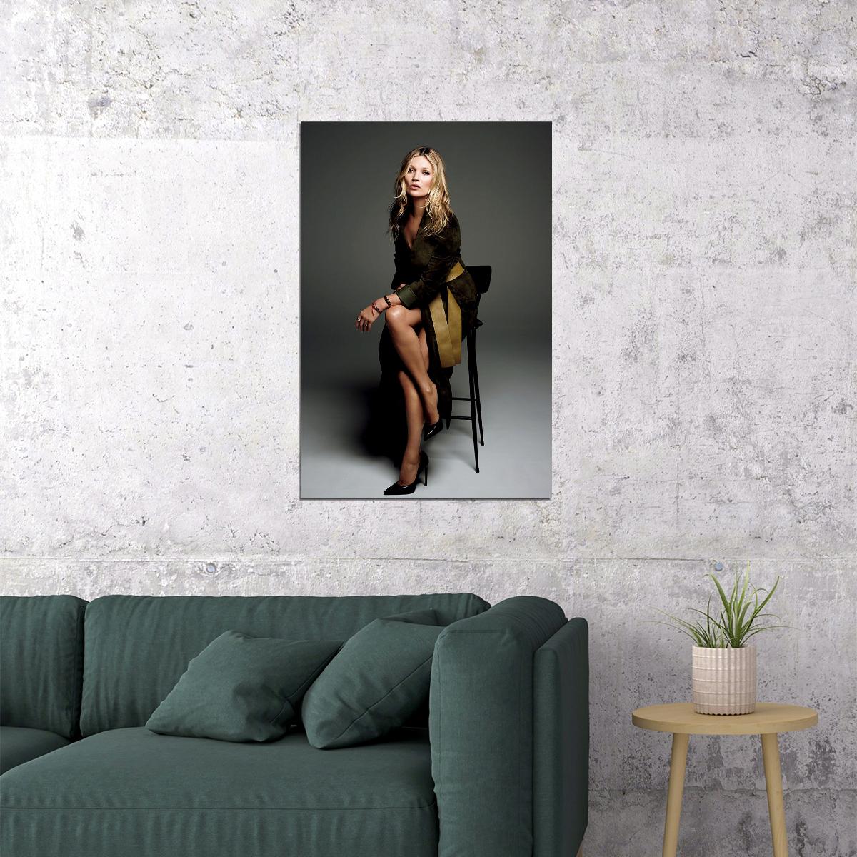 Kate Moss Artist Icon Fashion Model Poster Wall Art Print Home Wall Decor - xonomax