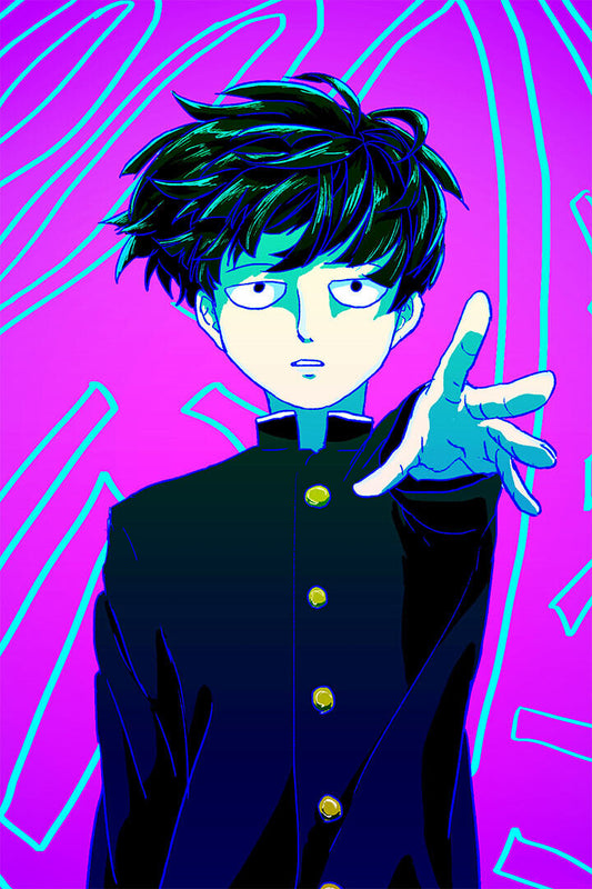 Mob Psycho 100 Animation Action Comedy Poster Wall Art Print Home Wall Decor