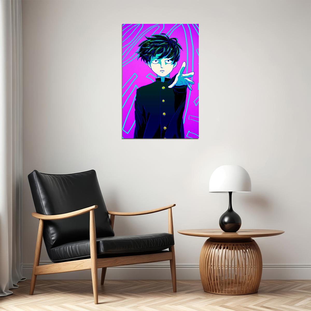 Mob Psycho 100 Animation Action Comedy Poster Wall Art Print Home Wall Decor