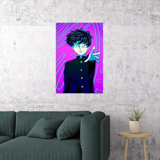 Mob Psycho 100 Animation Action Comedy Poster Wall Art Print Home Wall Decor