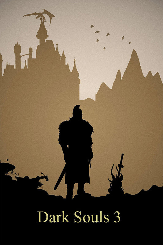 Dark Souls Remastered Video Game Fantasy Poster Wall Art Print Home Wall Decor