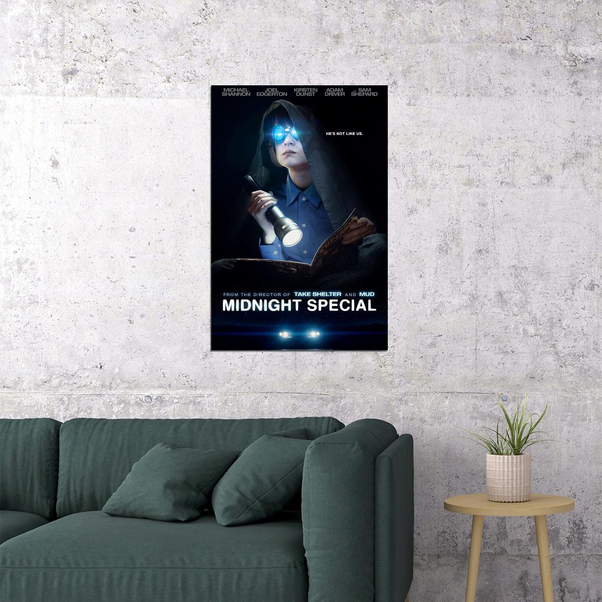 Midnight Special Classic Movie Science Fiction Poster Wall Art Print Home Wall Decor - xonomax