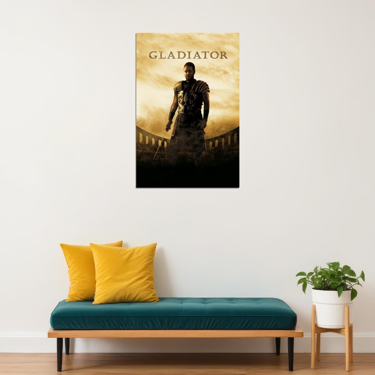 Gladiator Movie Action Drama Adventure Poster Wall Art Print Home Wall Decor - xonomax