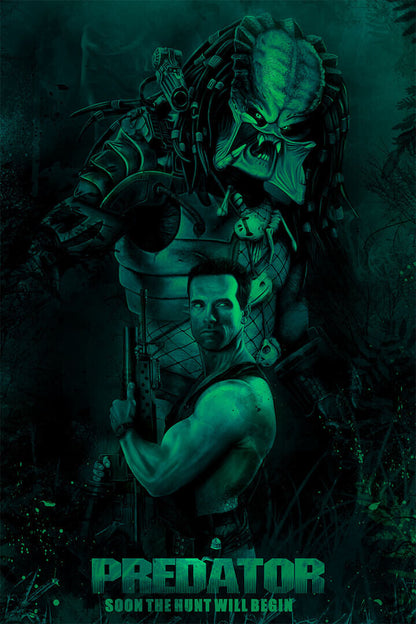 Predator Classic Movie Adventure Action Poster Wall Art Print Home Wall Decor - xonomax