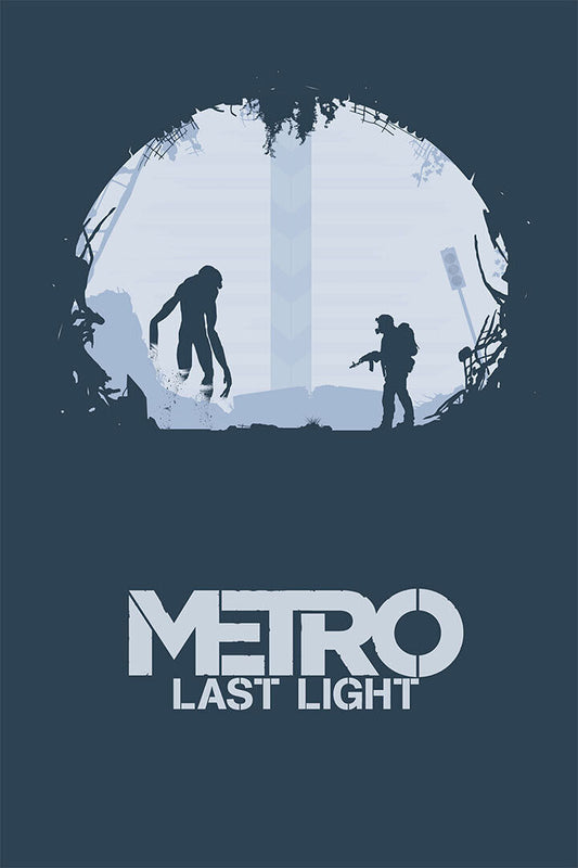 Metro Video Game Horror Adventure Action Poster Wall Art Print Home Wall Decor