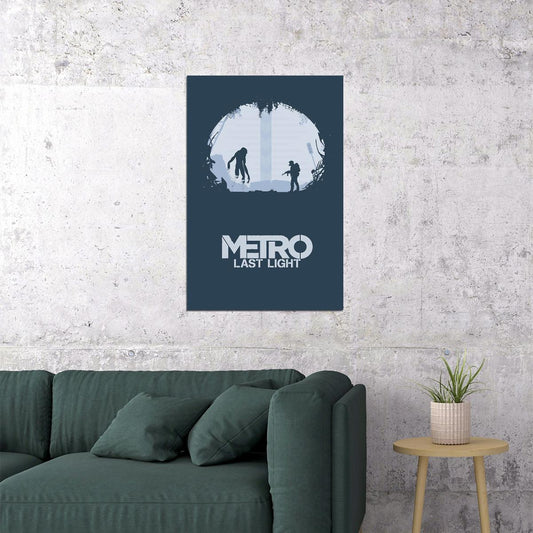 Metro Video Game Horror Adventure Action Poster Wall Art Print Home Wall Decor