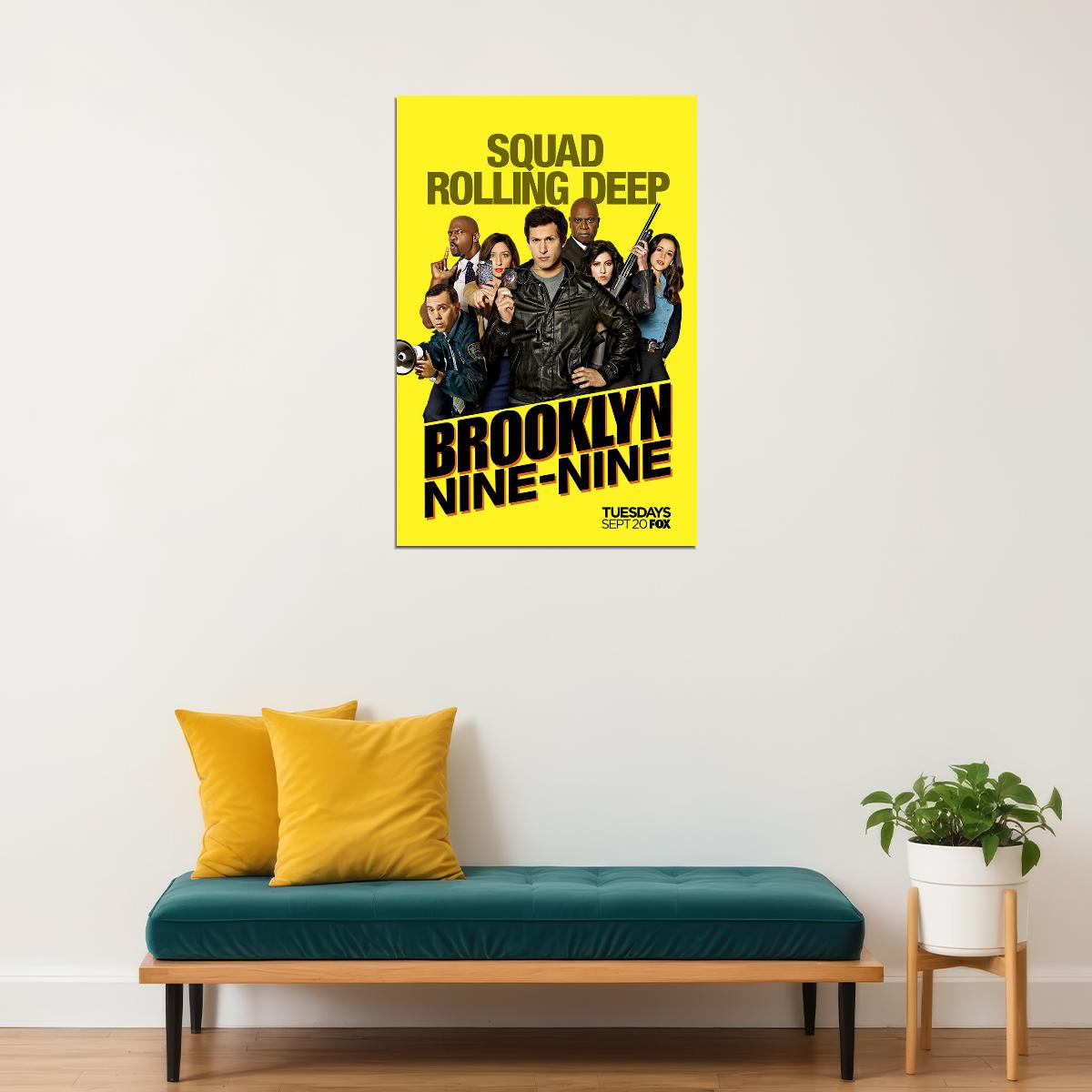 Brooklyn Nine Nine Movie Comedy Crime Poster Wall Art Print Home Wall Decor - xonomax