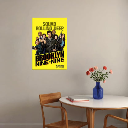 Brooklyn Nine Nine Movie Comedy Crime Poster Wall Art Print Home Wall Decor - xonomax