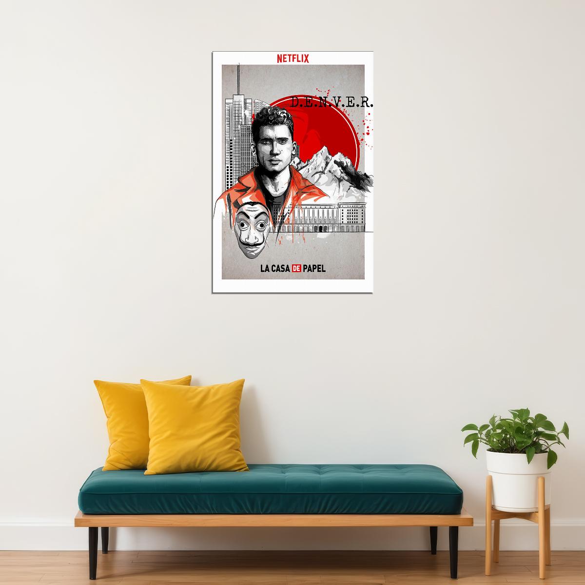 Money Heist La Casa De Papel Poster Wall Art Print Home Wall Decor - xonomax