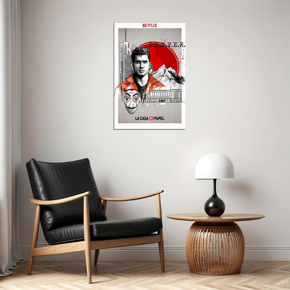 Money Heist La Casa De Papel Poster Wall Art Print Home Wall Decor - xonomax