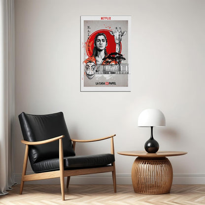 Money Heist La Casa De Papel Poster Wall Art Print Home Wall Decor - xonomax
