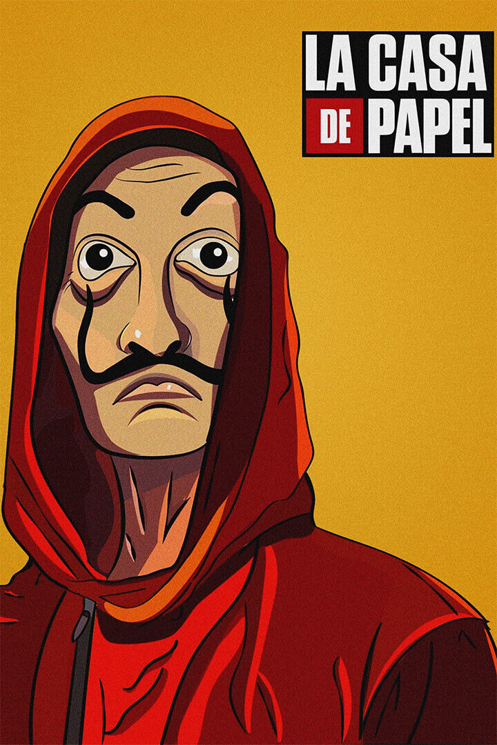 Money Heist La Casa De Papel Poster Wall Art Print Home Wall Decor - xonomax