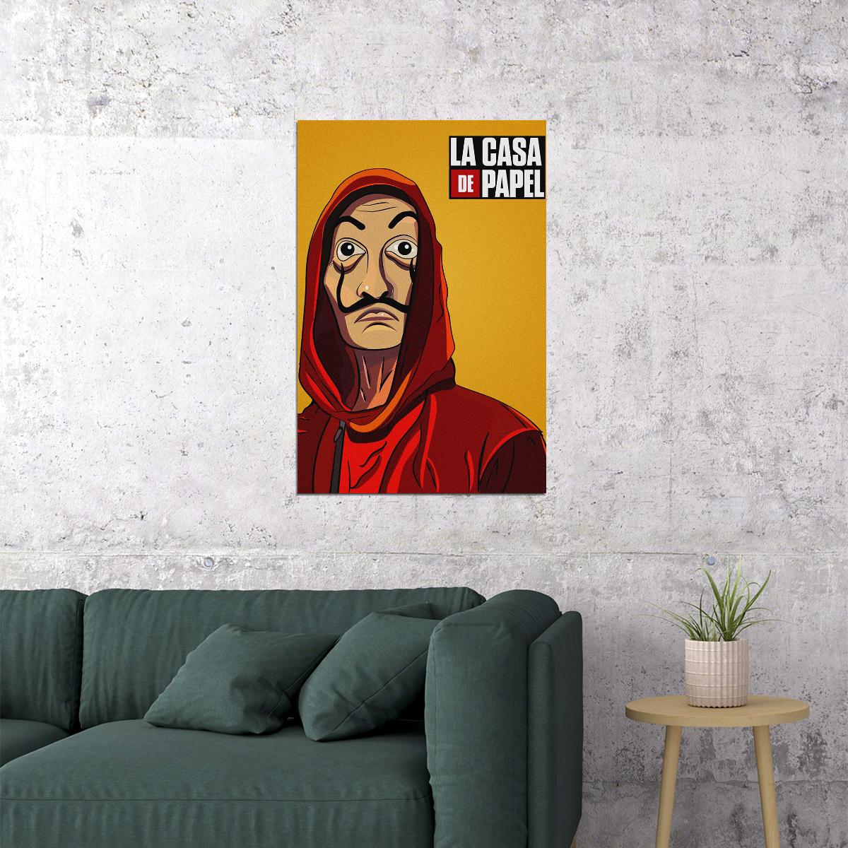 Money Heist La Casa De Papel Poster Wall Art Print Home Wall Decor - xonomax