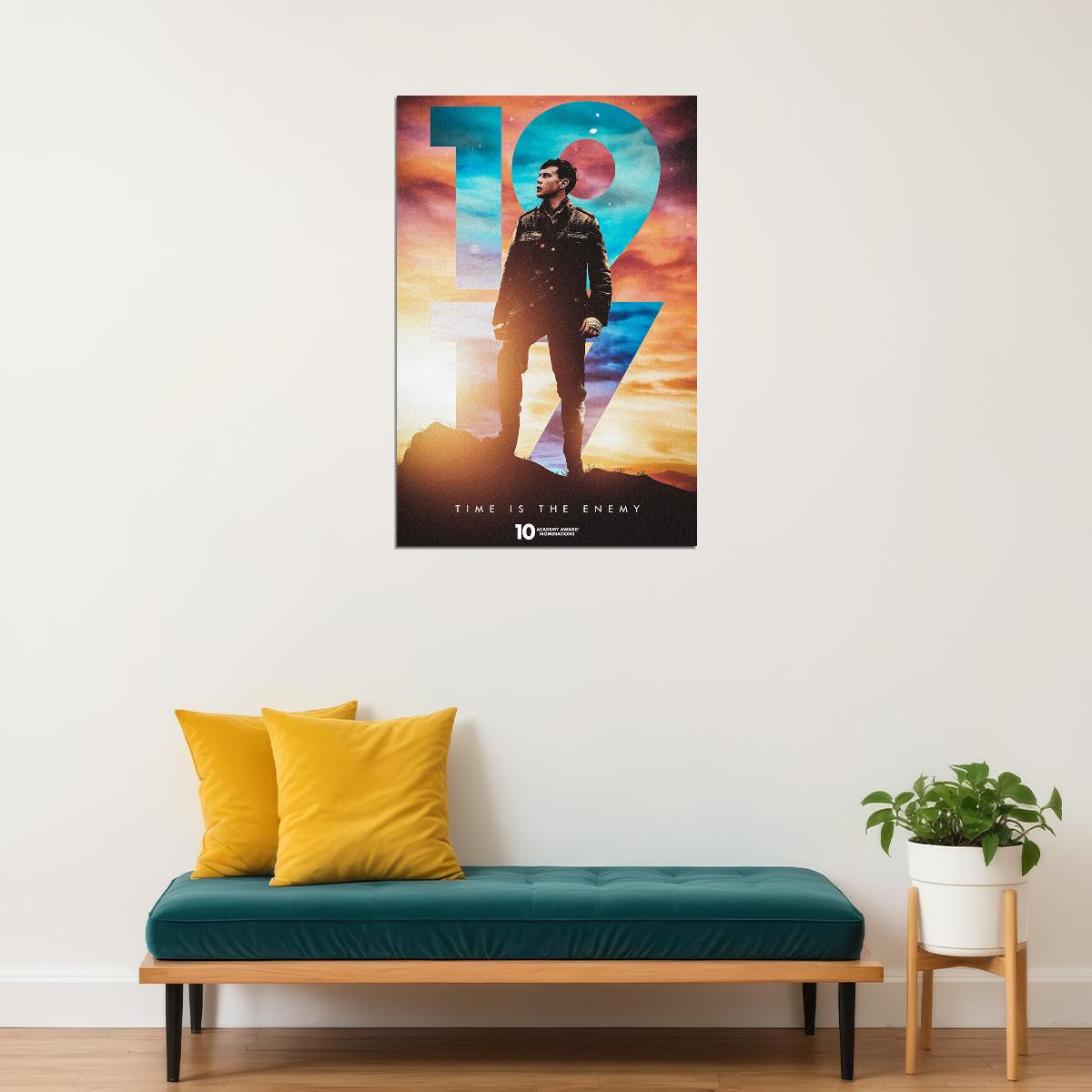 1917 Movie Drama War Warriors Action Poster Wall Art Print Home Wall Decor - xonomax