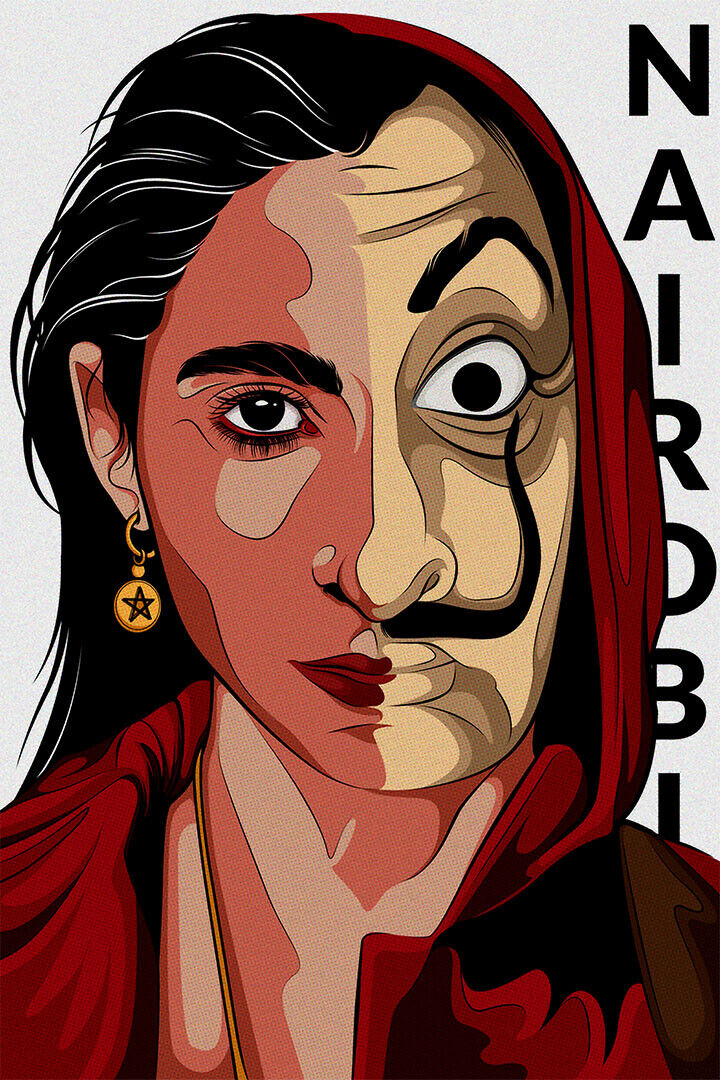 La Casa De Papel Money Heist Poster Print - xonomax