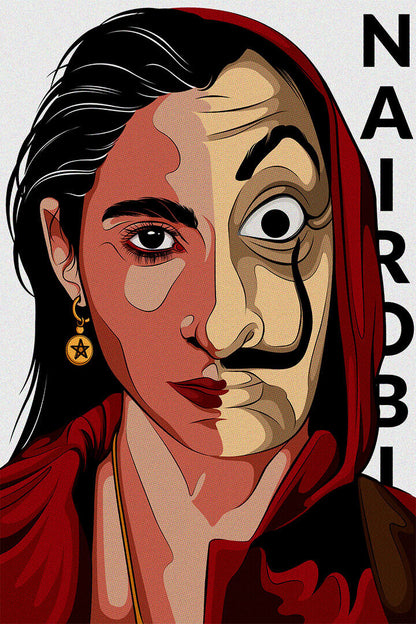 La Casa De Papel Money Heist Poster Print - xonomax