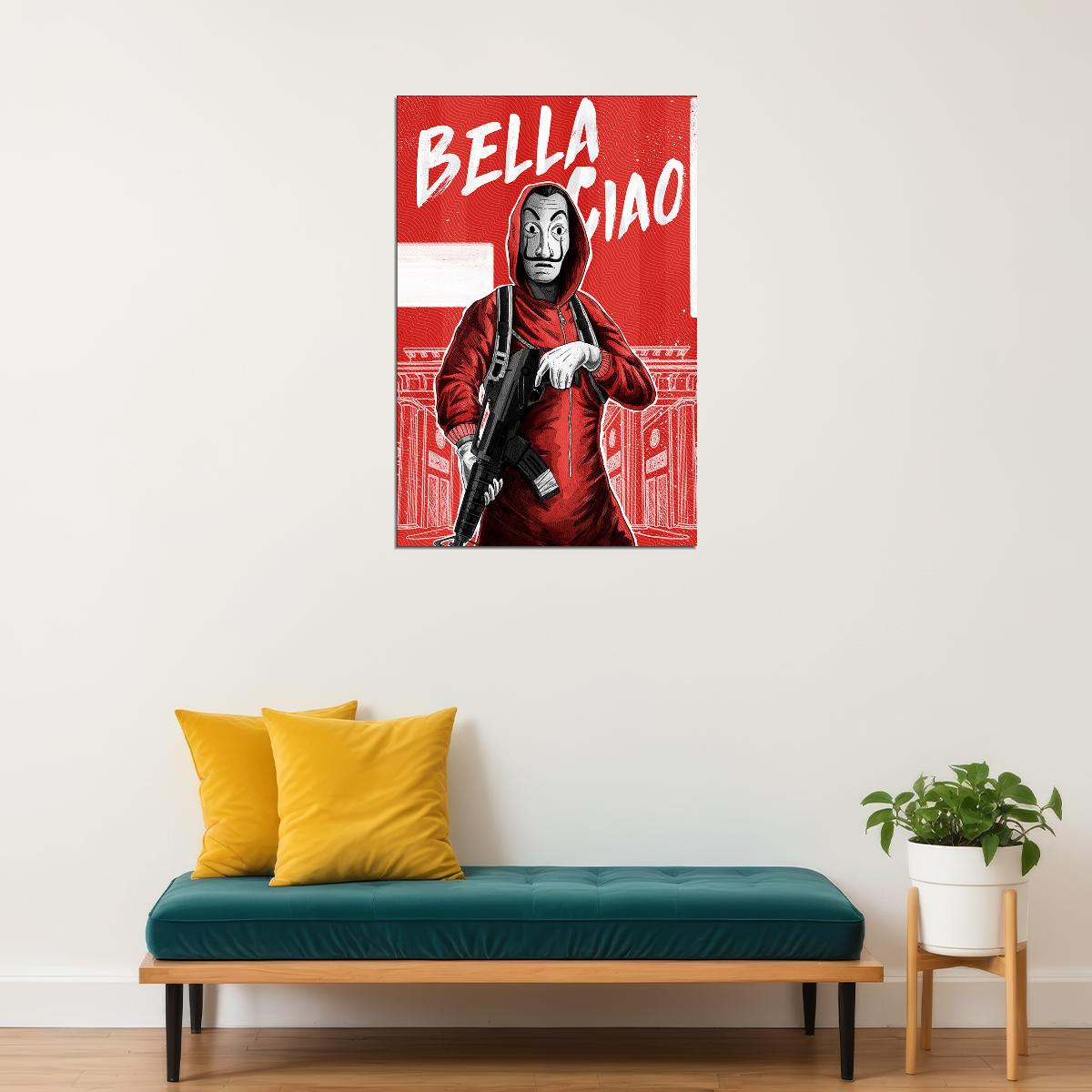La Casa De Papel Money Heist Poster Print - xonomax