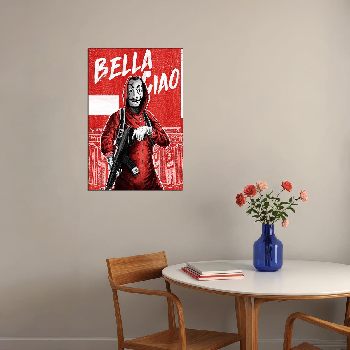 La Casa De Papel Money Heist Poster Print - xonomax