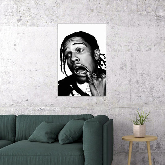 Modern Asap Rocky Rap Singer Artist Poster Wall Art Print Home Wall Decor - xonomax