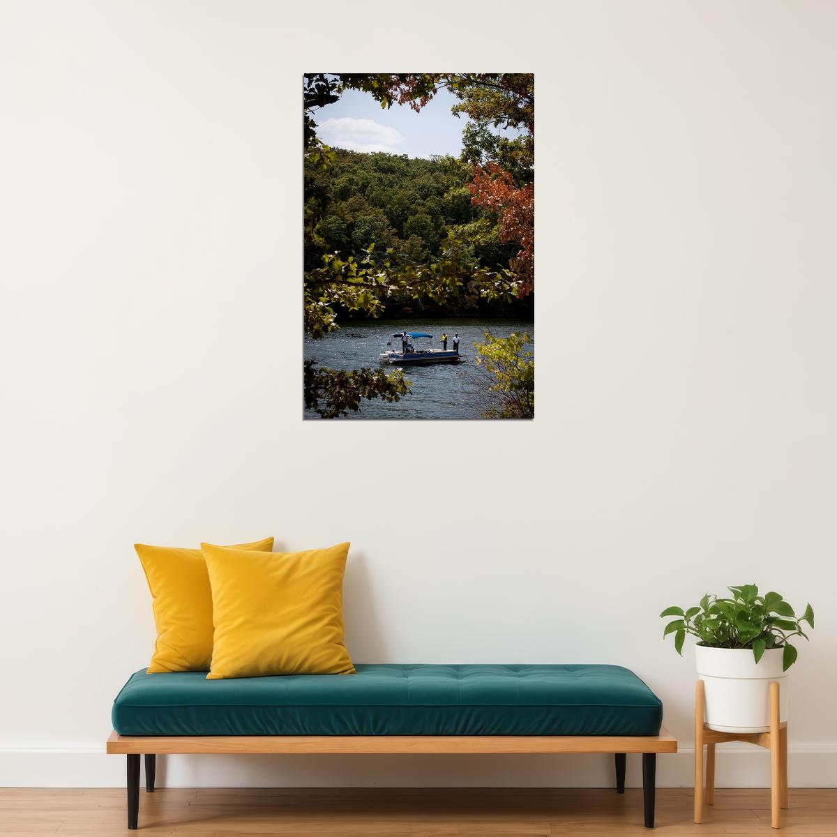 Sunrise Beach Lake Ozark Missouri Landscape Poster Wall Art Print Home Wall Decor - xonomax
