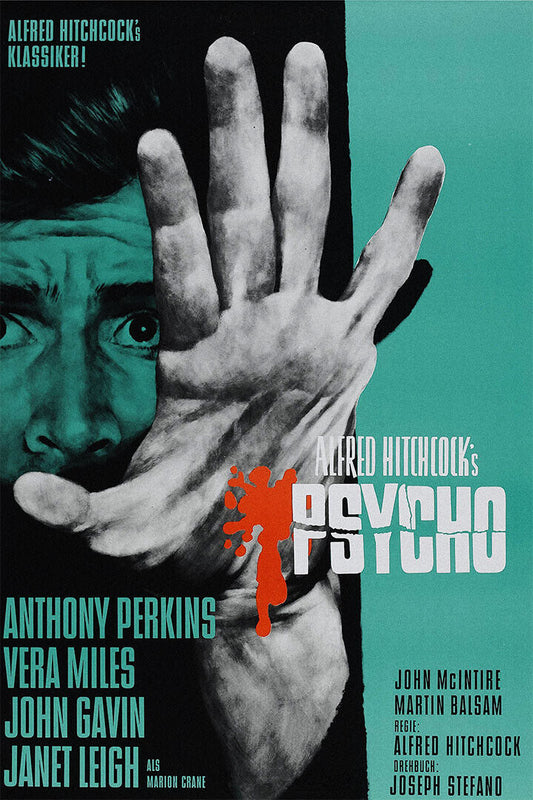 Psycho Movie Classic Horror Thriller Mystery Vintage Poster Wall Art Print Home Wall Decor - xonomax