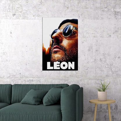 Leon This Killer Is Not Too Cold Movie Action Drama Poster Wall Art Print Home Wall Decor - xonomax
