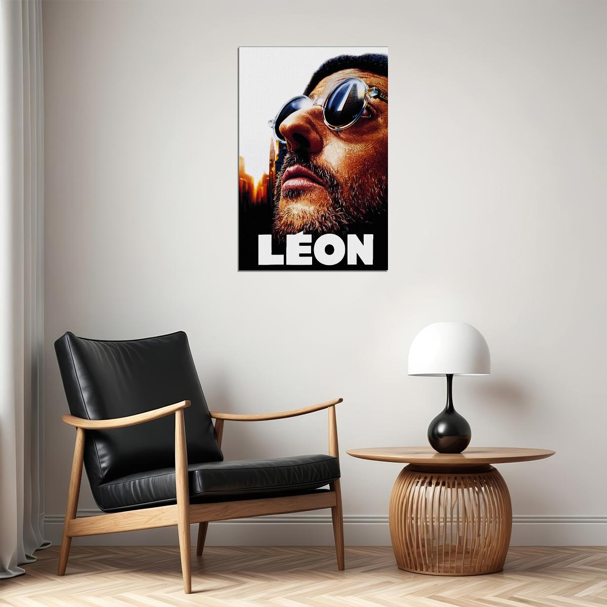 Leon This Killer Is Not Too Cold Movie Action Drama Poster Wall Art Print Home Wall Decor - xonomax