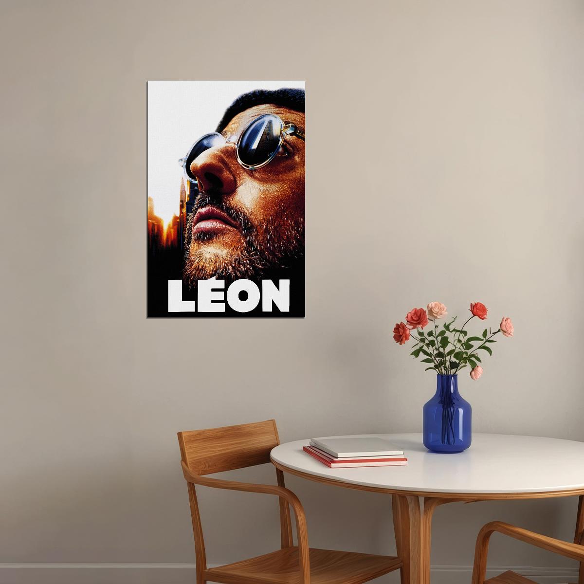 Leon This Killer Is Not Too Cold Movie Action Drama Poster Wall Art Print Home Wall Decor - xonomax