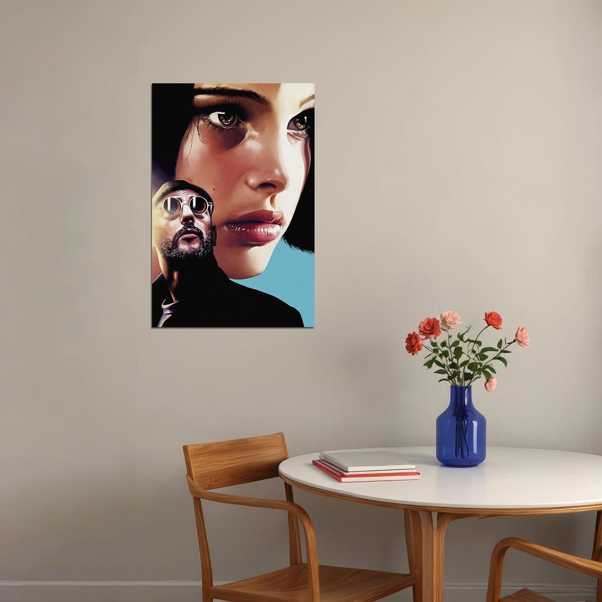 Leon This Killer Is Not Too Cold Movie Crime Drama Poster Wall Art Print Home Wall Decor - xonomax